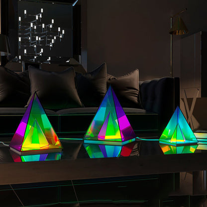 Pyramid Table Lamp Creative Night Light