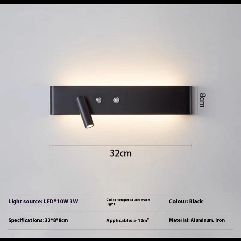 Light Luxury And Minimalist Bedroom Bedside Wall Lamp