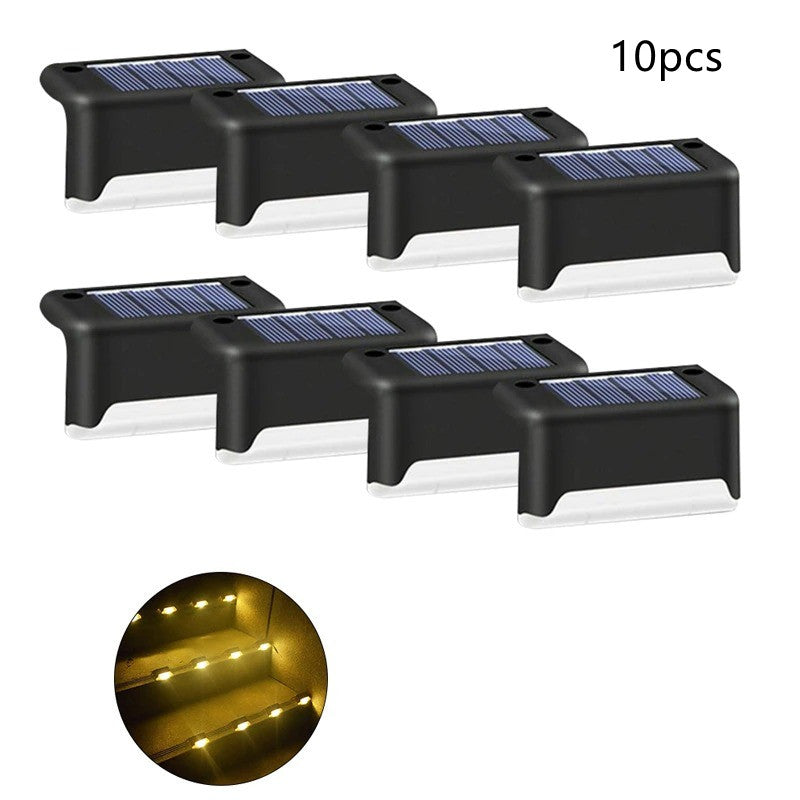 Solar outdoor courtyard lamp staircase wall lamp