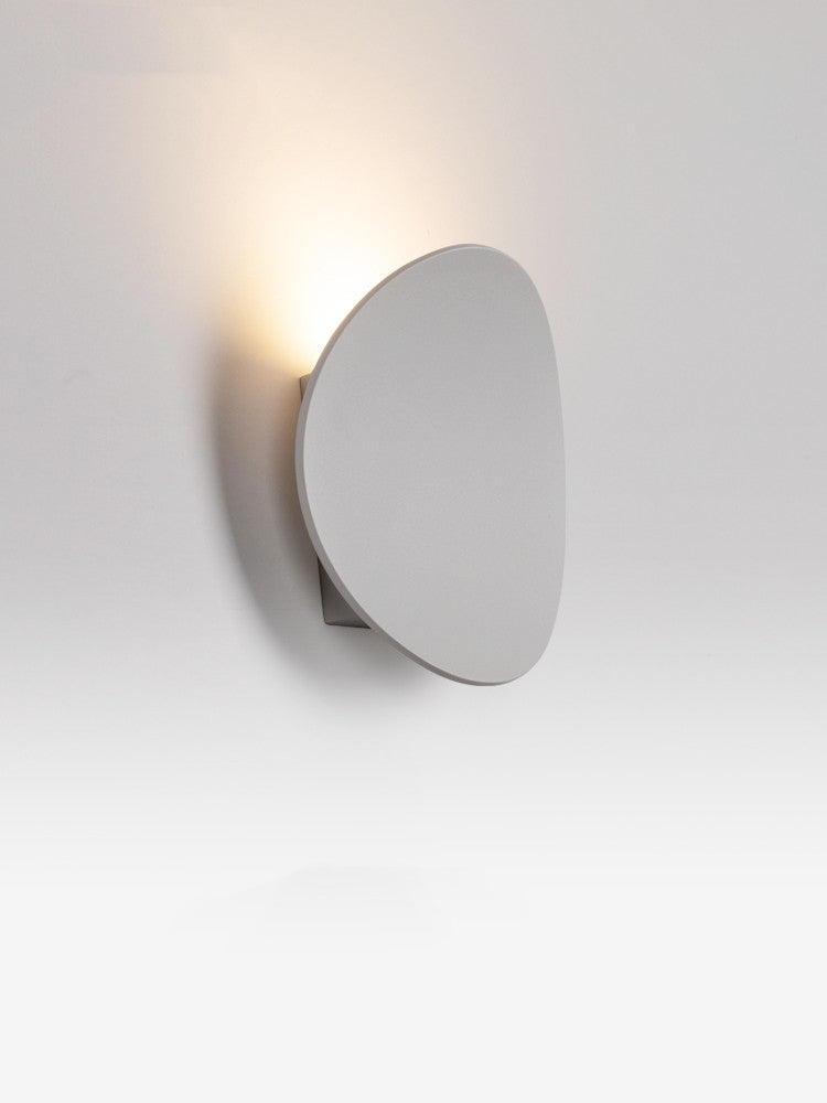 Wall Lamp LED Simple Round White Balcony Background Wall Lamp