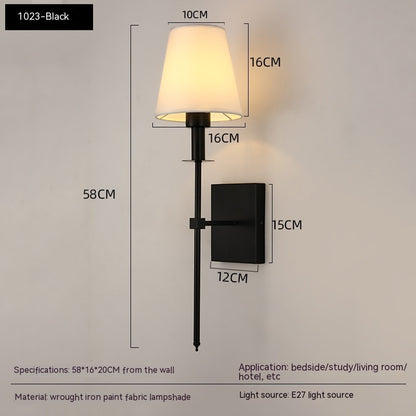 Indoor Bedroom Bedside Reading Wall Lamp