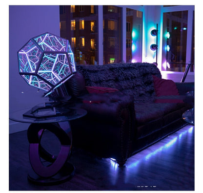 Night Light Creative And Cool Infinite Led Luminaria Galaxy Projector Table Lamp