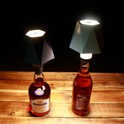 Bar Table Lamp Wine Bottle Lights Bistro Ambience Light