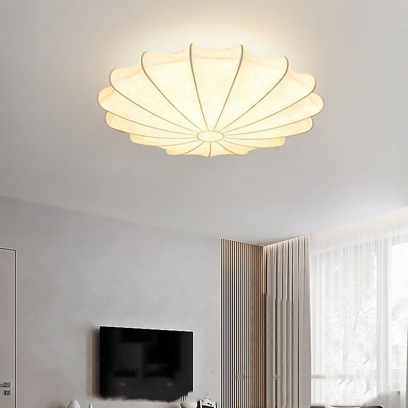 Japanese-style Silk Ceiling Lamp Nordic Living Room Lamps