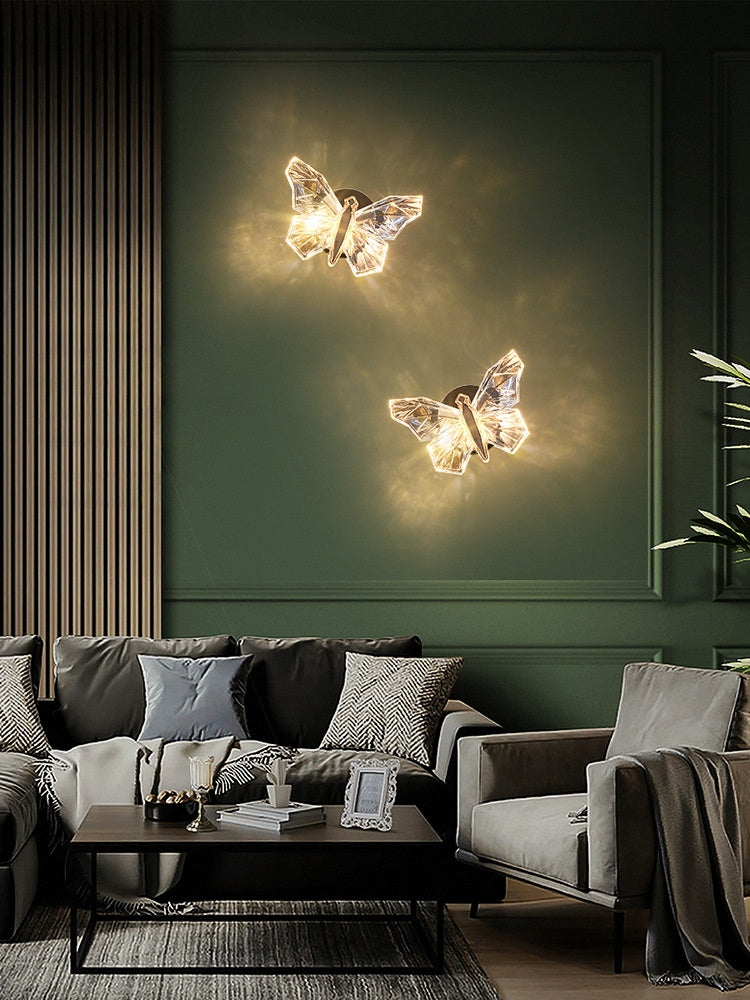 Butterfly Bedroom Decorative Lamp Wall Lamp