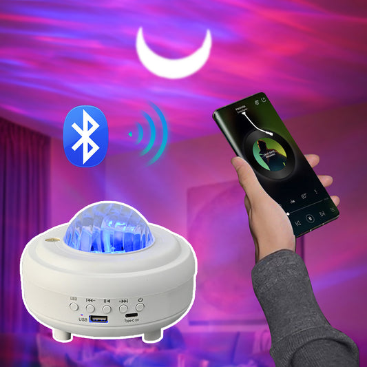 Galaxy Star Projector Bluetooth LED Night Light