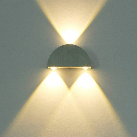 LED Semicircle Wall Aluminum Interior Decorative Lamp