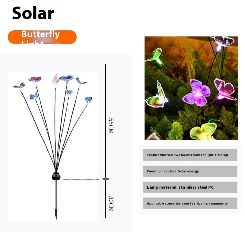 Solar Firefly Villa Outdoor Waterproof Garden Lamp