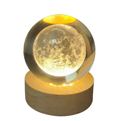 Usb Plug-in Luminous Crystal Ball Night Light