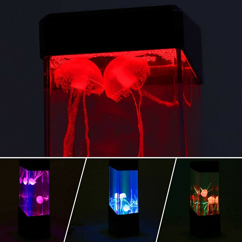 7 Colors Jellyfish Lamp LED Color Changing Aquarium Lamp Battery Powered