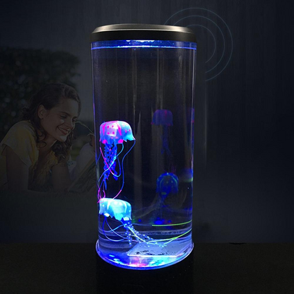 Big Size LED Jellyfish Light Table Desktop Decorative Night Lamp