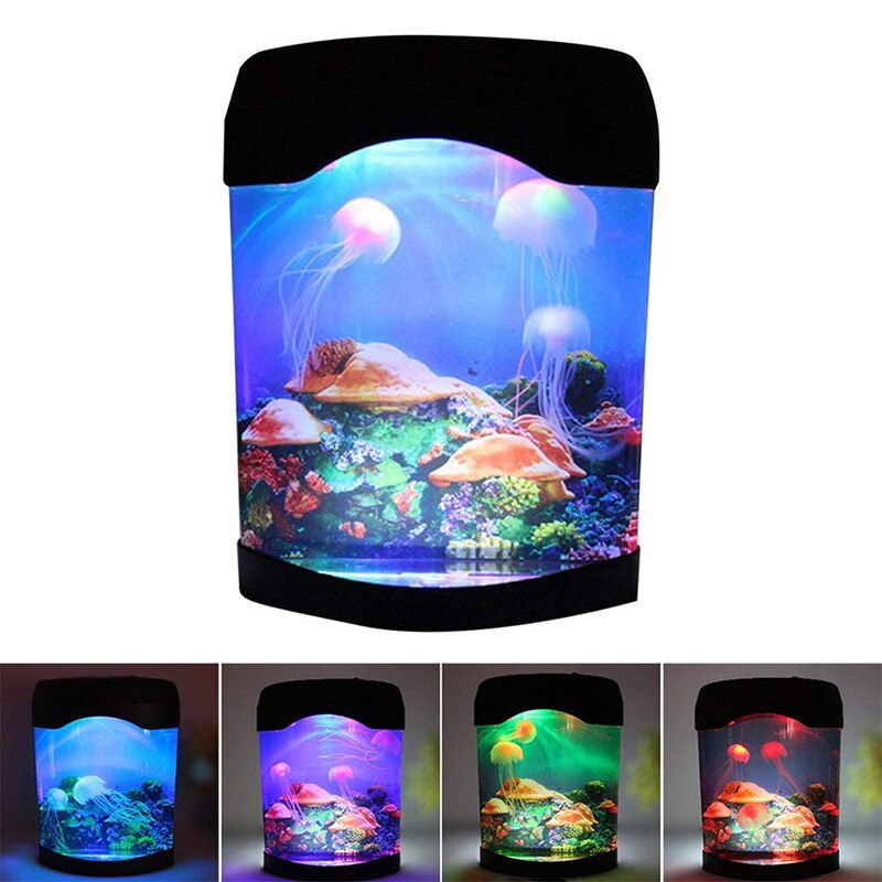 Jellyfish Mood LED Night Light Fantasy Aquarium Hypnotic Color Changing