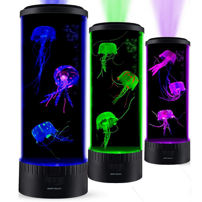 Big Size LED Jellyfish Light Table Desktop Decorative Night Lamp