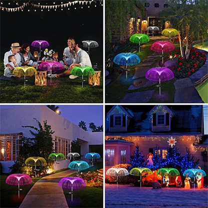 Solar Jellyfish outdoor Lights 7 Color Changing Solar Garden Lights