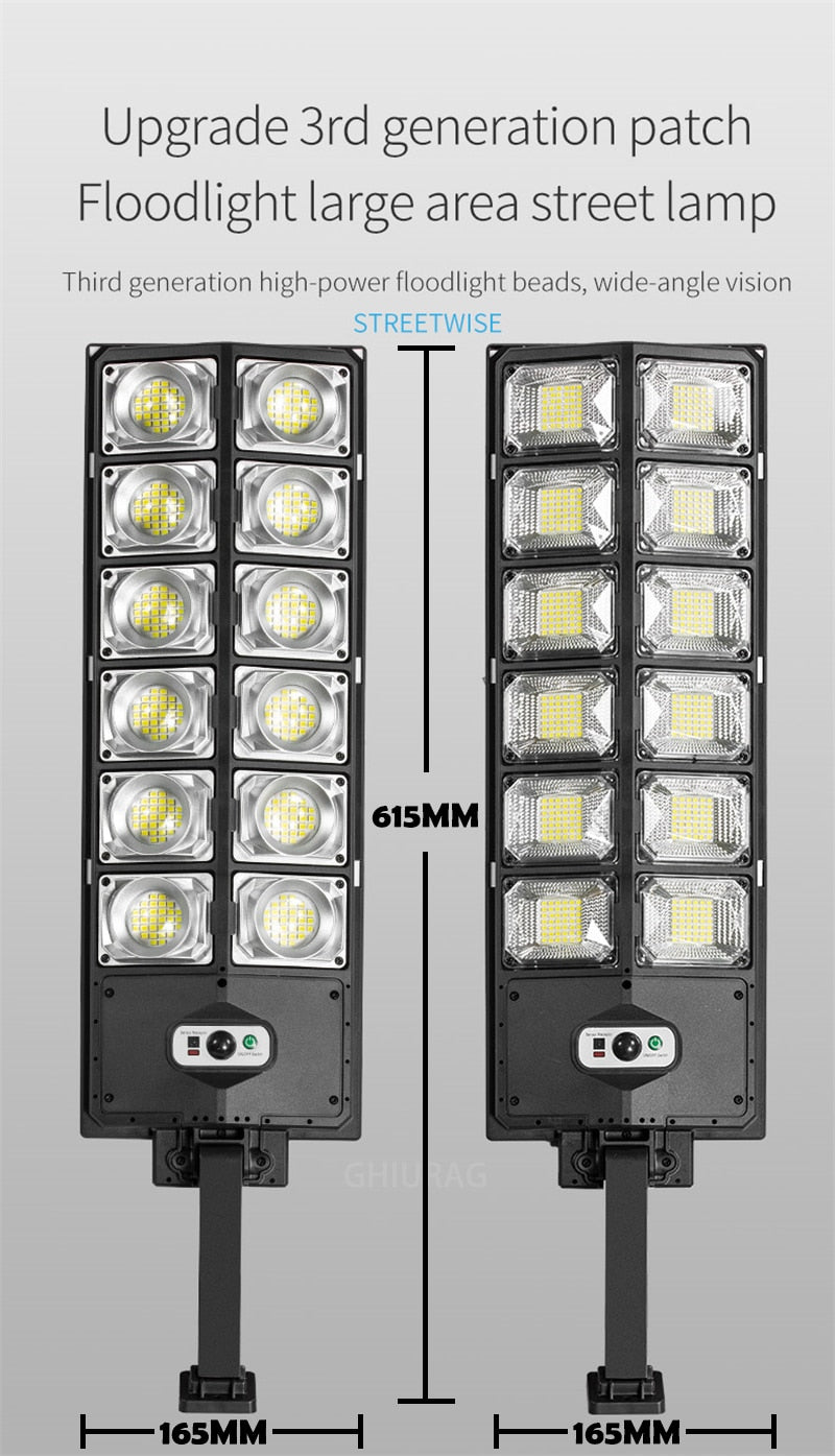 Lumens Solar Street Light Outdoor LED