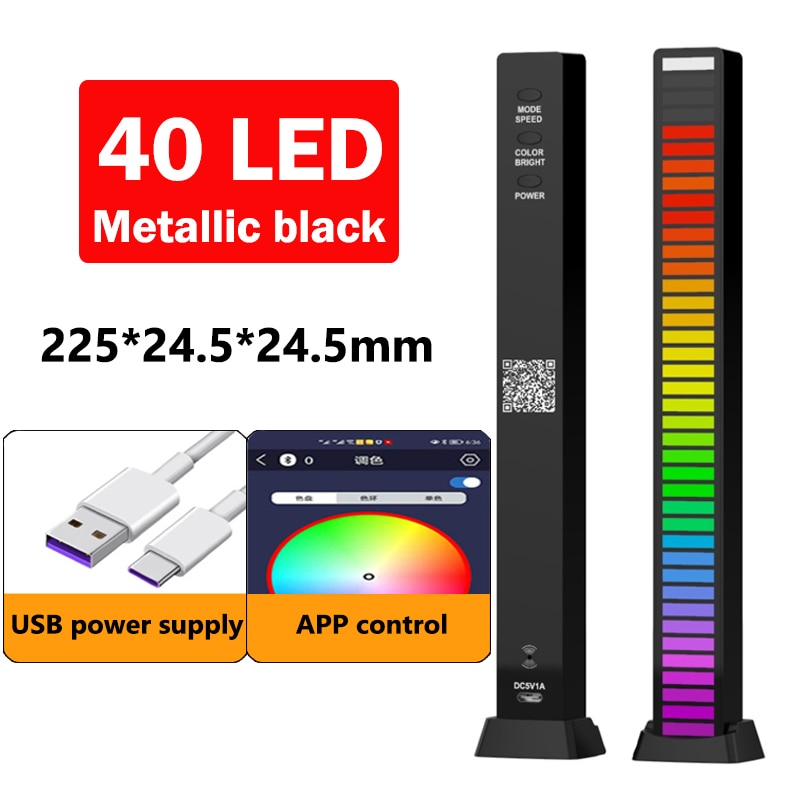 RGB Sound Control LED Light App Control