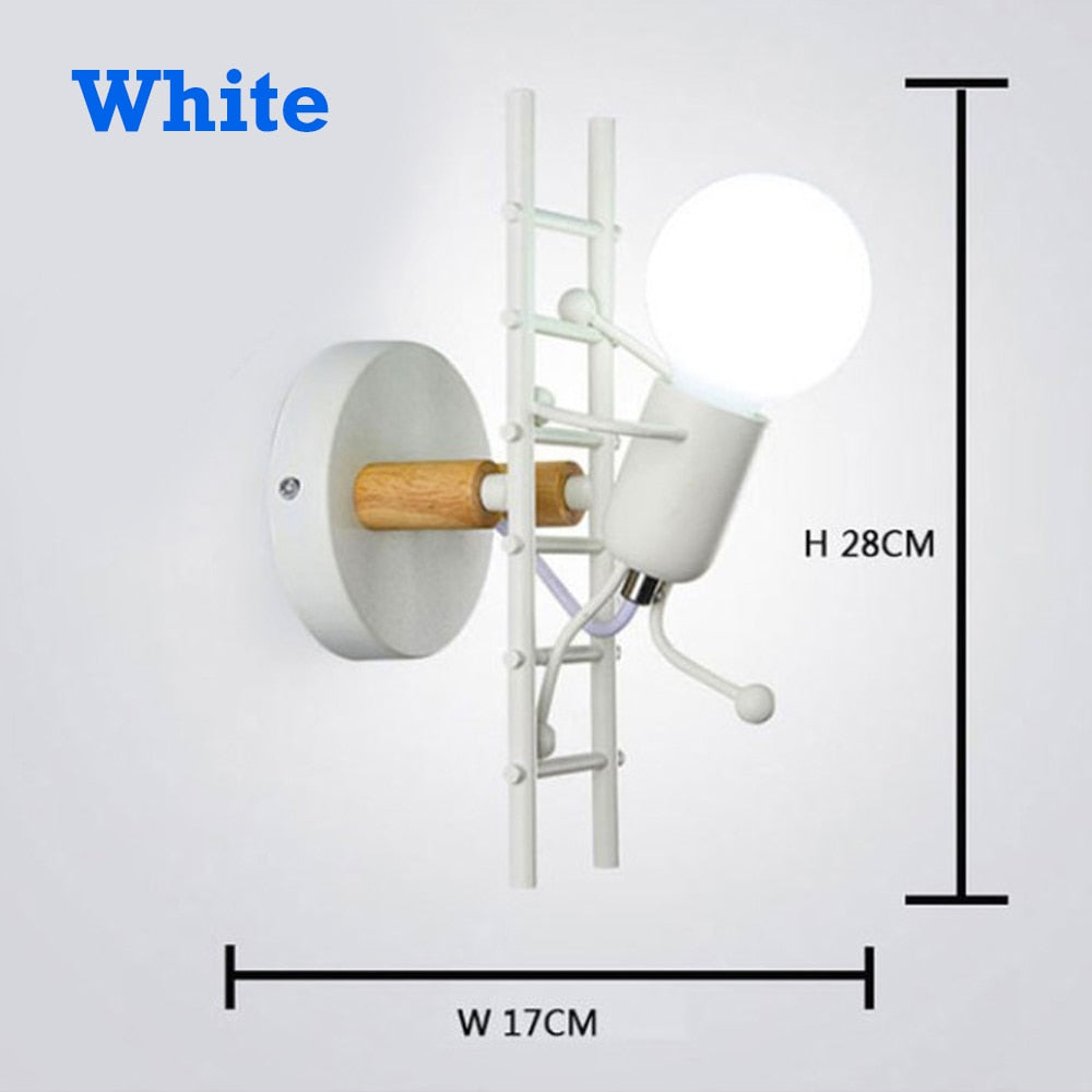 Nodic LED Wall Lamp American Industrial Style Iron