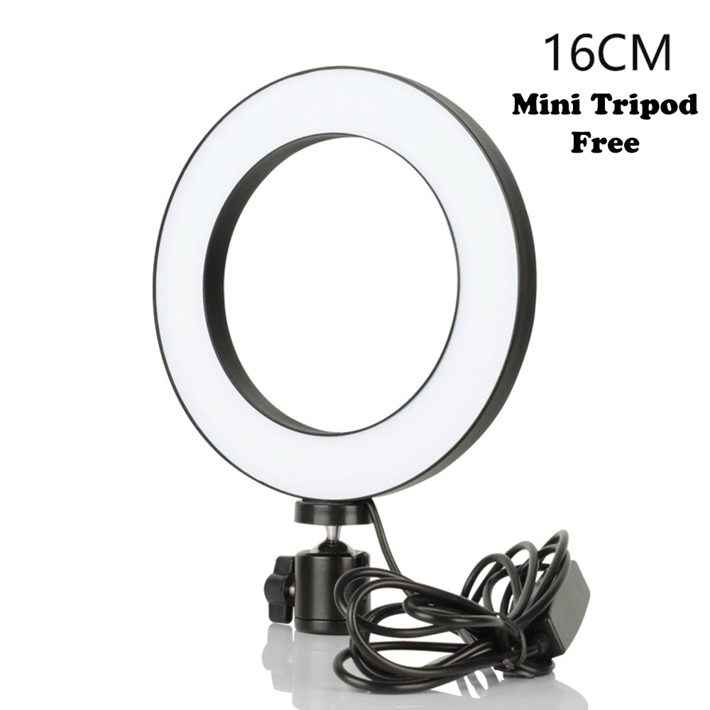 Selfie Ring Lamp Tripod Ring Light