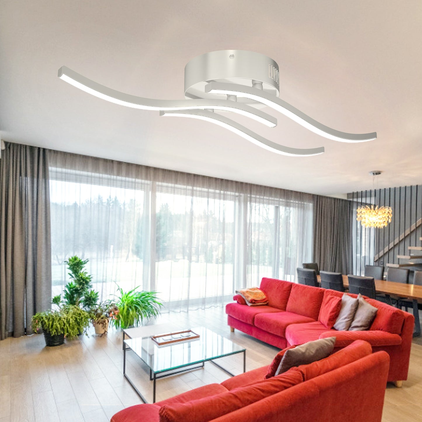 LED Ceiling Lights For Living Room Warm Cold