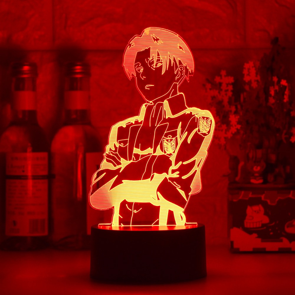 Acrylic Table Lamp Anime Attack on Titan