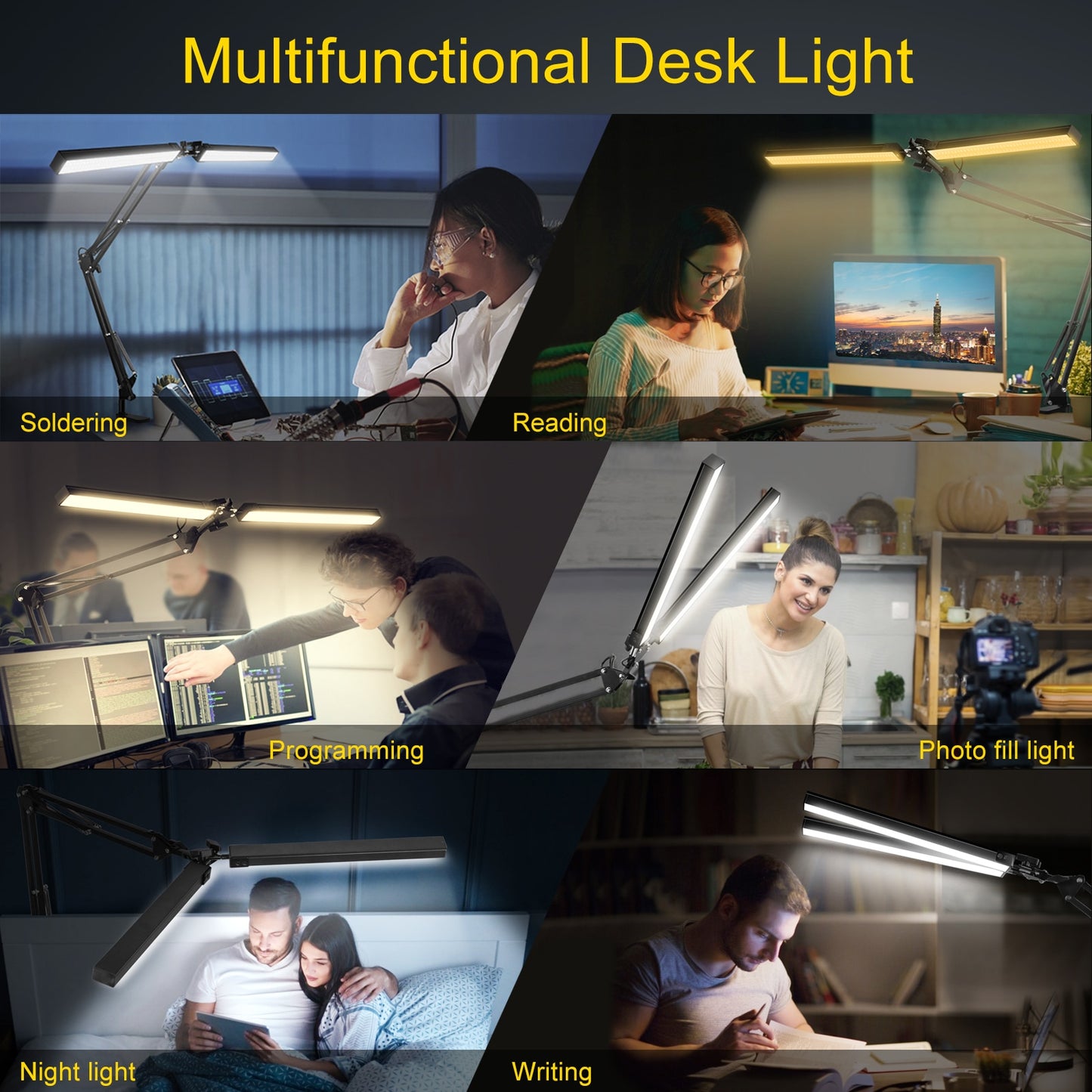 Reading Desk Lamp with 160Pcs LED Lights