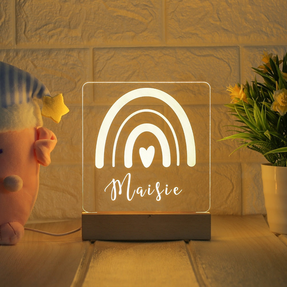 Personalized Night Light USB