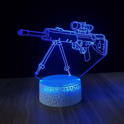 Rifle RGB Night Lights Gamer Decoration