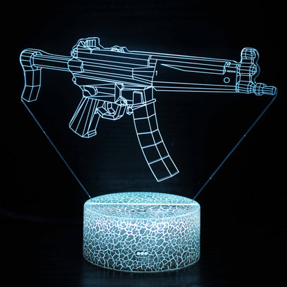 Rifle RGB Night Lights Gamer Decoration