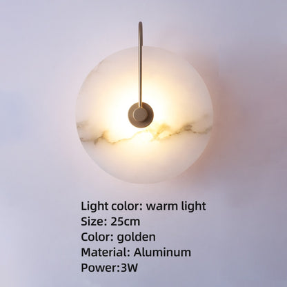 Modern Marble Led wall bedroom Lamp