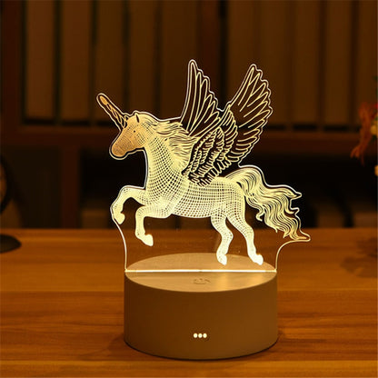 Lamp Acrylic LED Night Lights Decoration