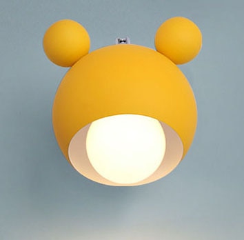 Modern Wall Lamp Colorful Iron Mickey Wall Lamps