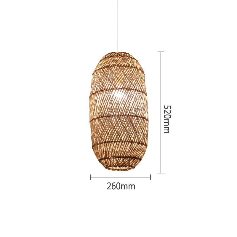 Natural Rattan Lamp Pendant light