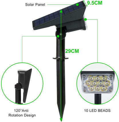 Solar Spotlight Landscape Solar Wall