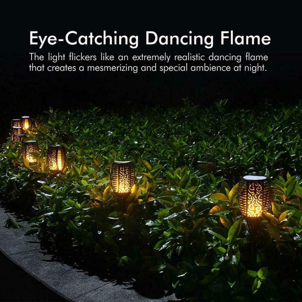 LED Solar Flame Lamp Outdoor Torch