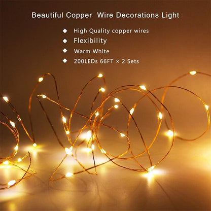 LED Solar Light Outdoor String