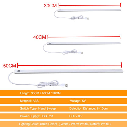 USB Desk Lamp Hand Sweep Switch