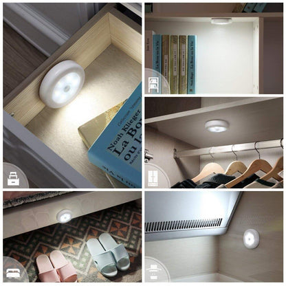 6LED Beads Sensor Night Light PIR