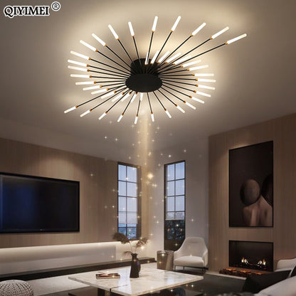 Modern Ceiling Acrylic Lamps Fixture Frame