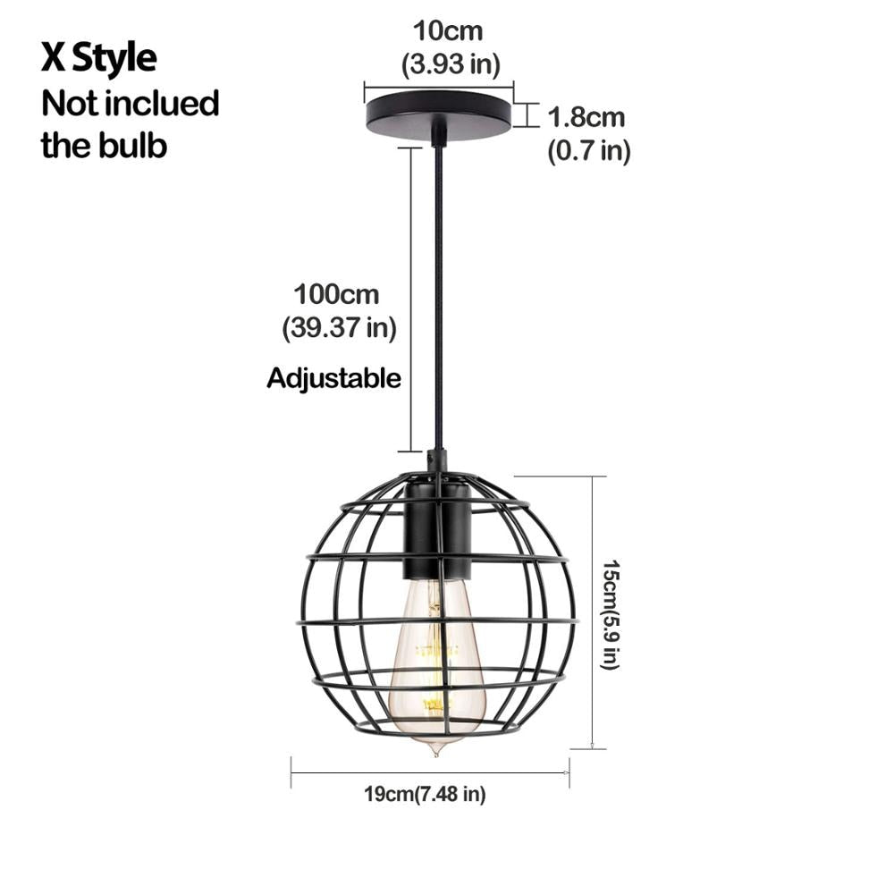 Retro Industrial Pendant Light Nordic