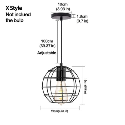 Retro Industrial Pendant Light Nordic