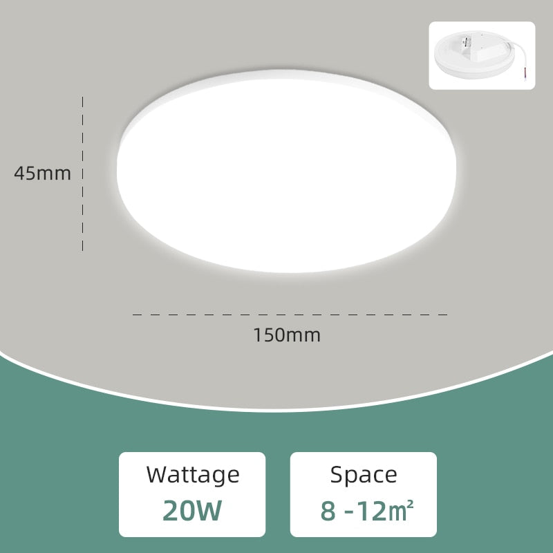 Ultra Thin LED Ceiling Lighting Fixture