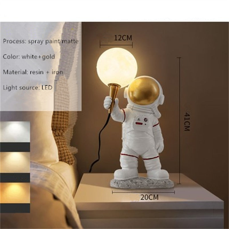 LED personality astronaut moon