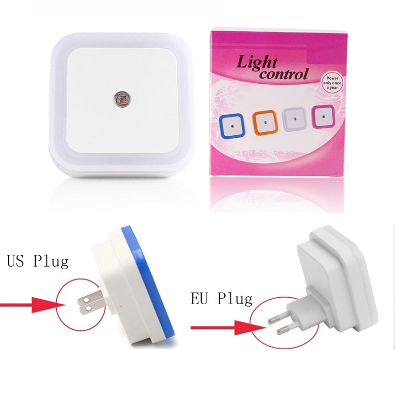 Plug-in Dusk to Dawn Sensor Wall Nights Lamp