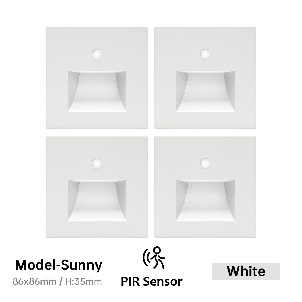 Recessed Wall Light Led Sensor Light