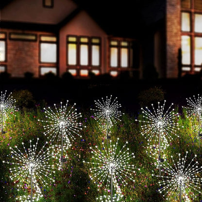 LED Outdoor Firework Lights Solar