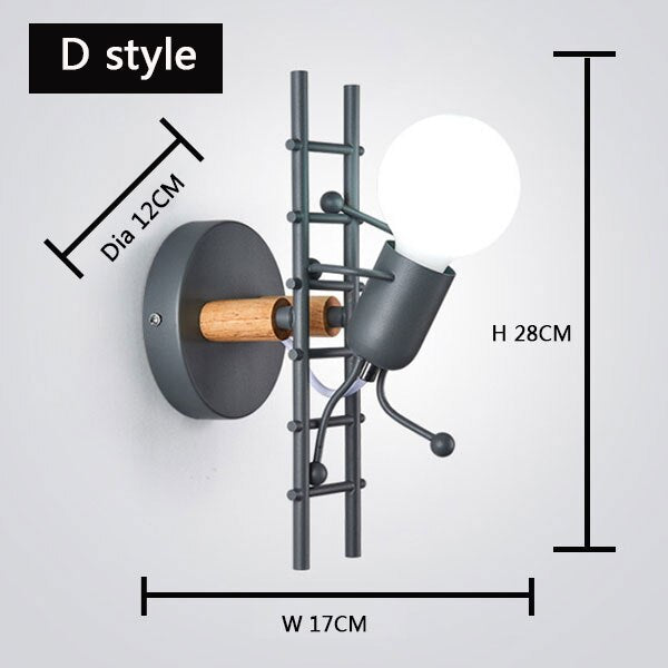 simplicity man wall light balcony aisle Wall Lamp