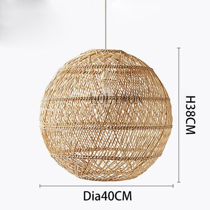 Natural Rattan Lamp Pendant light