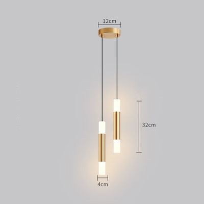 Modern Art Gold Pendant Lamp Fixture