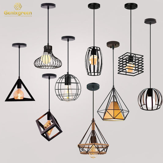 Retro Industrial Pendant Light Nordic