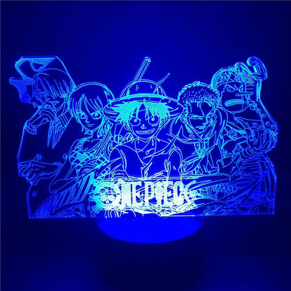 3D LED Illusion Table Lamp Touch Optical Action Figure